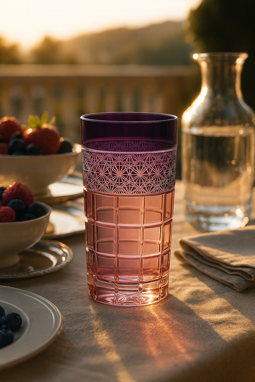 {{ vendor }} Prismora Highball (Regal Violet) — handcrafted luxury glassware