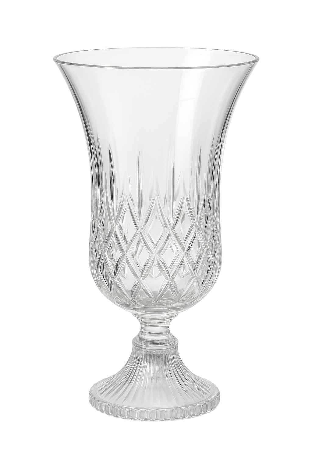 {{ vendor }} Florentis Pedestal Vase — handcrafted luxury glassware