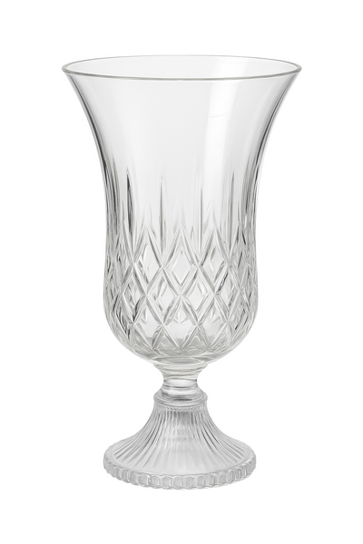 {{ vendor }} Florentis Pedestal Vase — handcrafted luxury glassware