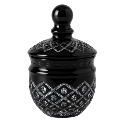 {{ vendor }} Noctura Obsidian Keepsake Jar — handcrafted luxury glassware