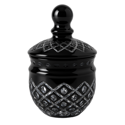 {{ vendor }} Noctura Obsidian Keepsake Jar — handcrafted luxury glassware
