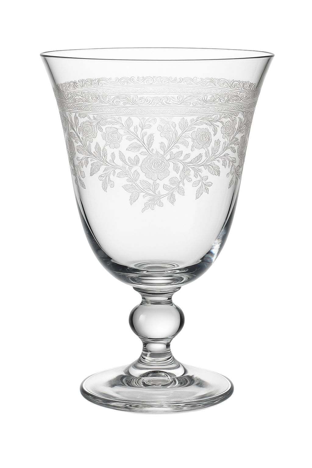 {{ vendor }} Filigrae Water Goblet — handcrafted luxury glassware