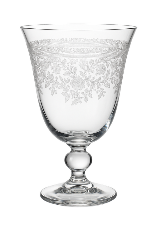 {{ vendor }} Filigrae Water Goblet — handcrafted luxury glassware