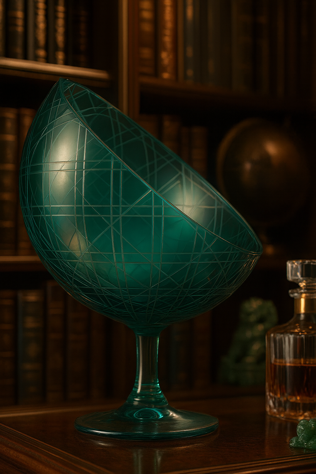 {{ vendor }} Lunara Arc Bowl — handcrafted luxury glassware