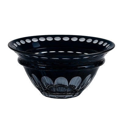 {{ vendor }} Lustria Centerpiece Bowl (Midnight Sapphire) — handcrafted luxury glassware