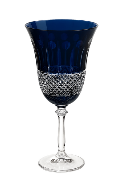 {{ vendor }} Radiara Goblet (Midnight Sapphire) — handcrafted luxury glassware