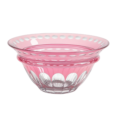 {{ vendor }} Lustria Centerpiece Bowl (Orchid Rosé) — handcrafted luxury glassware