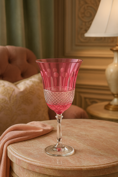 {{ vendor }} Radiara Goblet (Orchid Rosé) — handcrafted luxury glassware