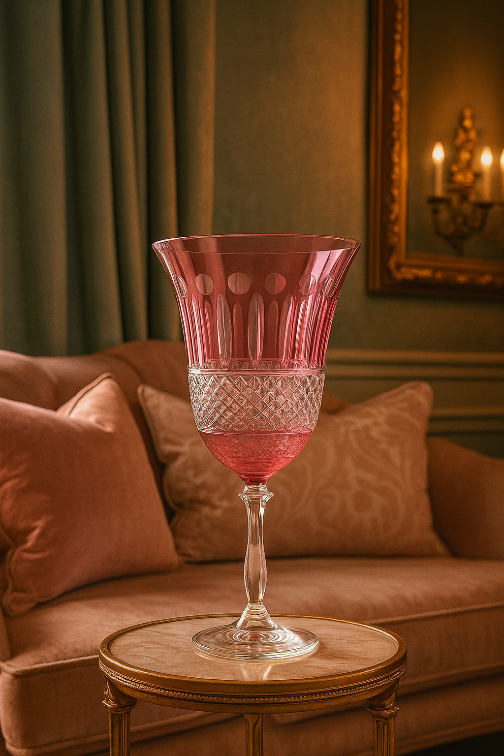 {{ vendor }} Radiara Goblet (Orchid Rosé) — handcrafted luxury glassware