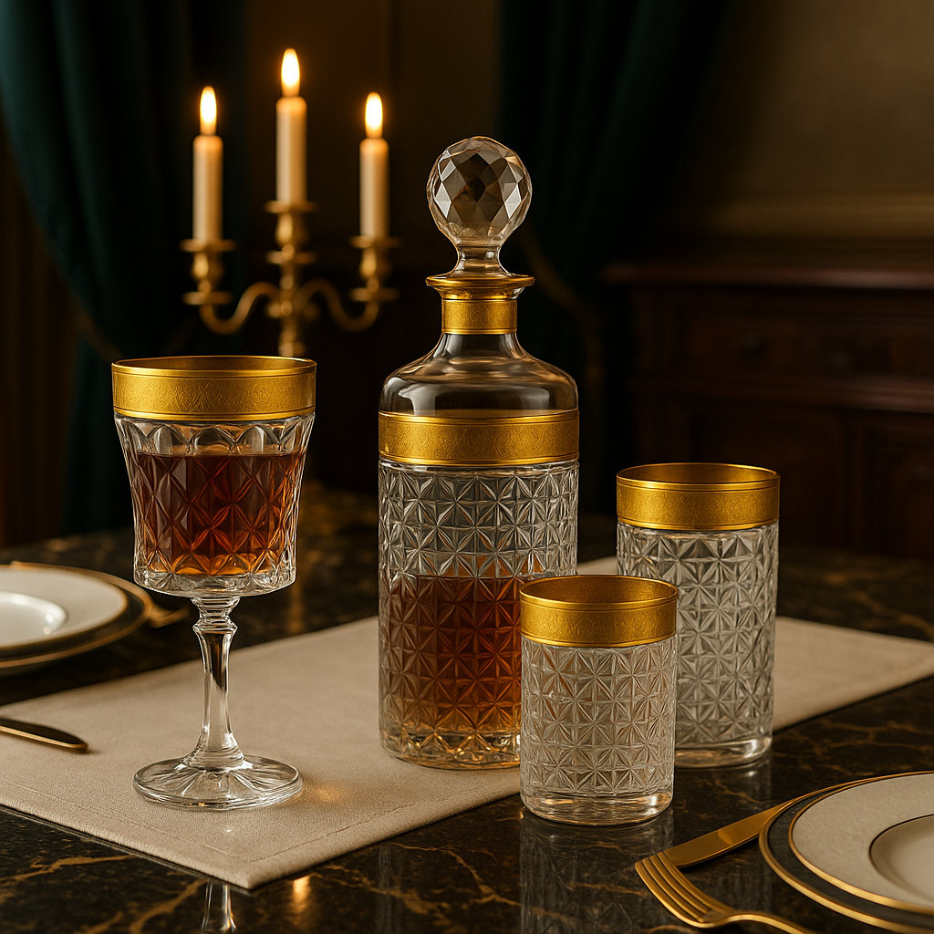 {{ vendor }} Crownline Royal Banquet Set — 19-Piece — handcrafted luxury glassware