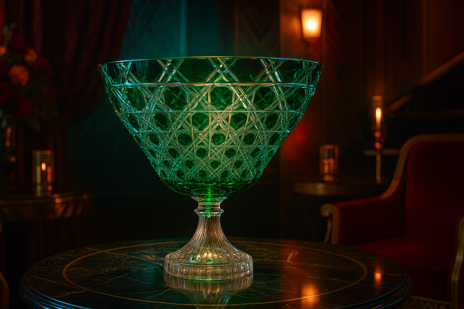 Verdura Trumpet Vase (Sylvan Emerald)