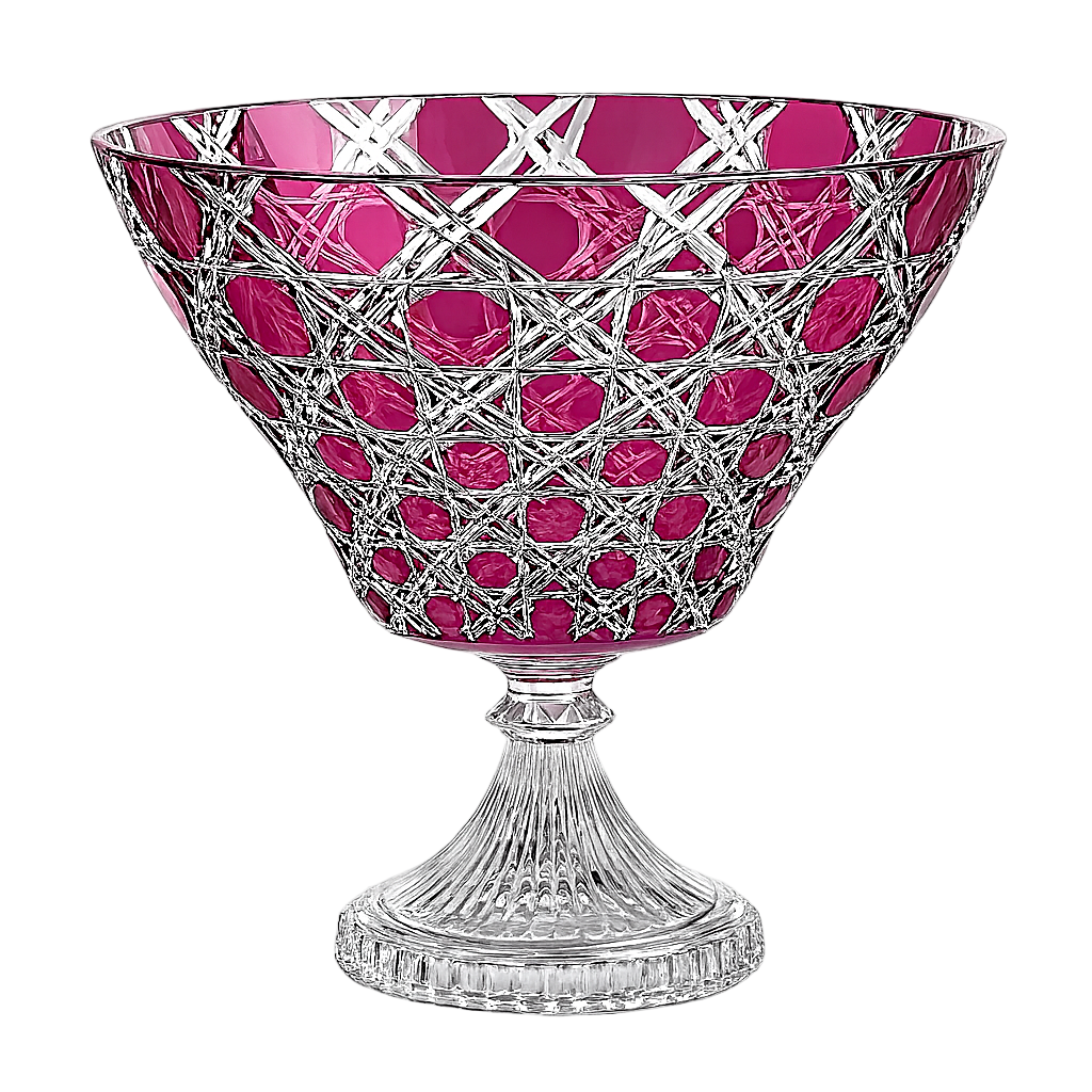 {{ vendor }} Verdura Trumpet Vase (Orchid Rosé) — handcrafted luxury glassware