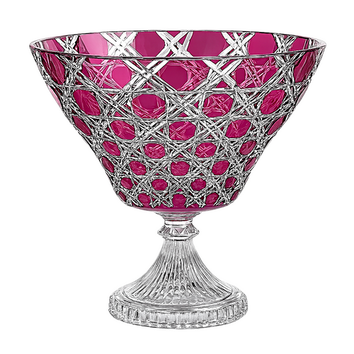 {{ vendor }} Verdura Trumpet Vase (Orchid Rosé) — handcrafted luxury glassware