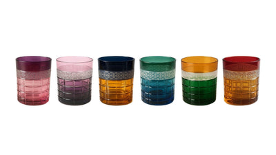{{ vendor }} Prismora Tumbler — 6-Piece Color Set — handcrafted luxury glassware