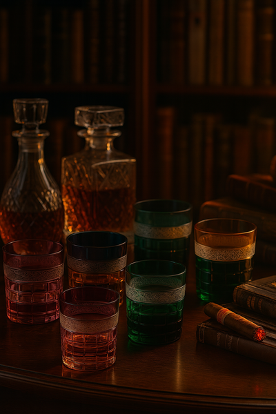 {{ vendor }} Prismora Tumbler — 6-Piece Color Set — handcrafted luxury glassware