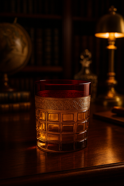 {{ vendor }} Prismora Tumbler (Crimson Red) — handcrafted luxury glassware