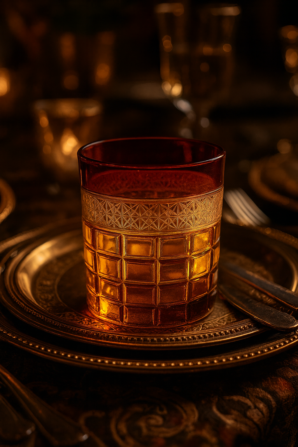 {{ vendor }} Prismora Tumbler (Crimson Red) — handcrafted luxury glassware