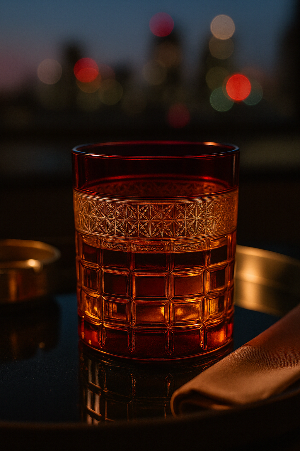 {{ vendor }} Prismora Tumbler (Crimson Red) — handcrafted luxury glassware
