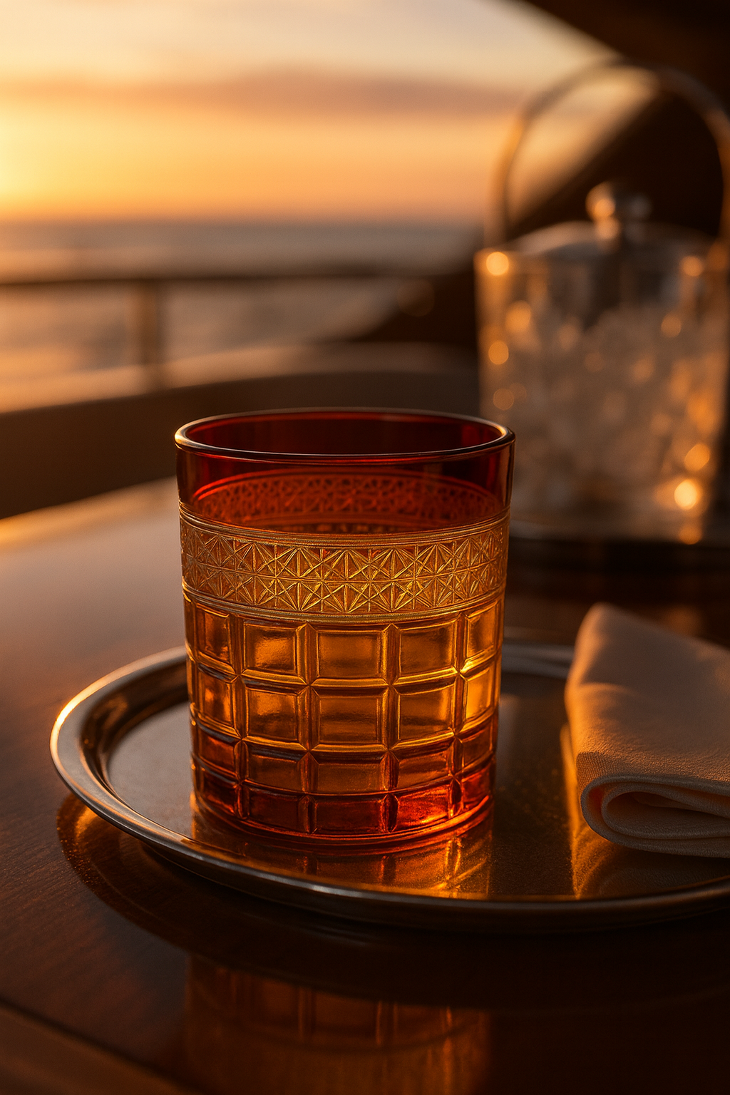 {{ vendor }} Prismora Tumbler (Crimson Red) — handcrafted luxury glassware