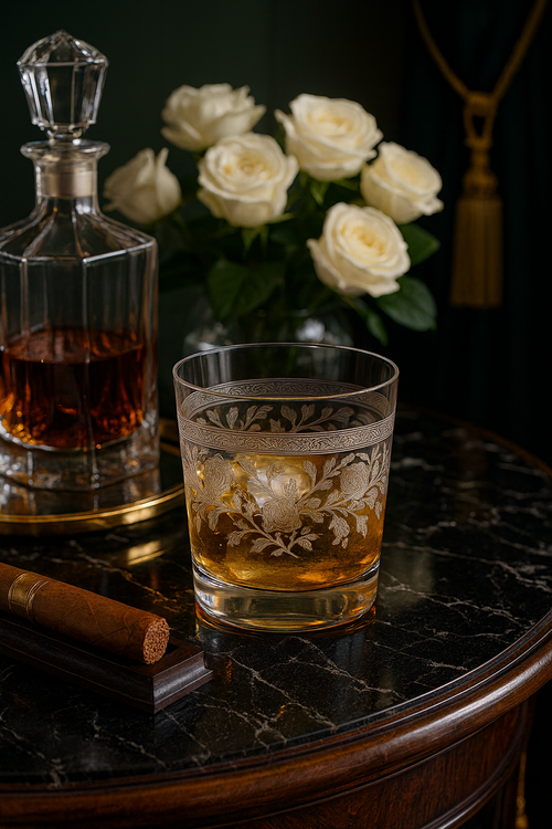 {{ vendor }} Filigrae Tumbler — handcrafted luxury glassware