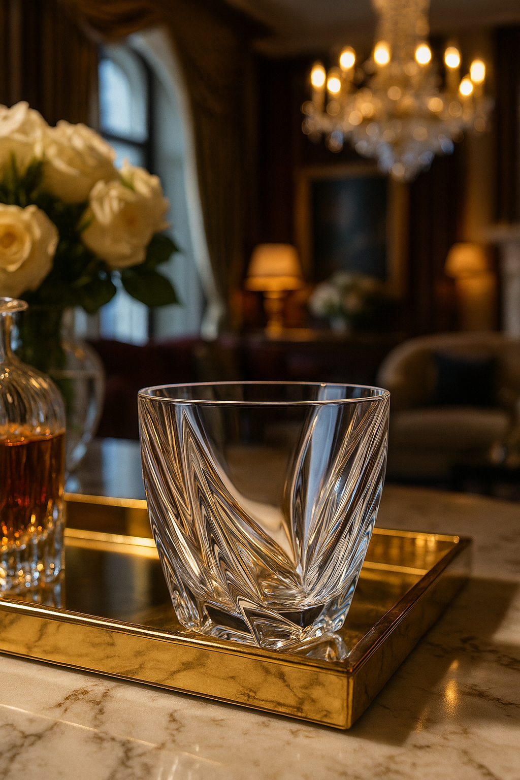 {{ vendor }} Calyx Tumbler — handcrafted luxury glassware