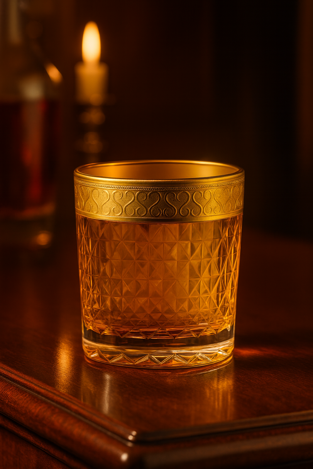{{ vendor }} Kaleidoria Tumbler (Honey Citrine) — handcrafted luxury glassware