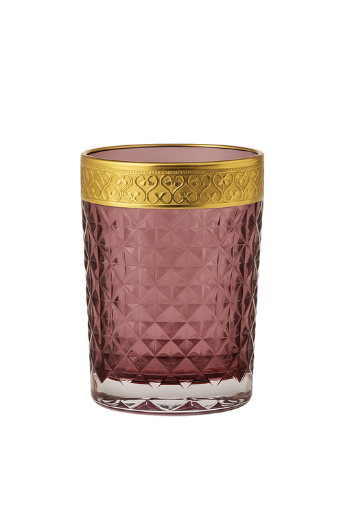 {{ vendor }} Kaleidoria Tumbler (Plum Royale) — handcrafted luxury glassware