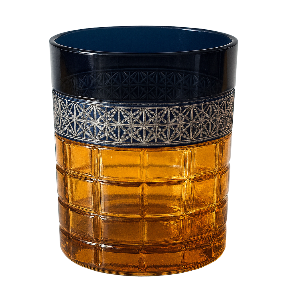 {{ vendor }} Prismora Tumbler (Midnight Sapphire) — handcrafted luxury glassware