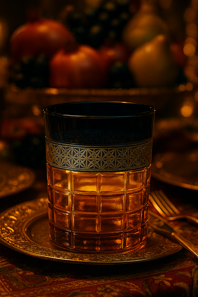 {{ vendor }} Prismora Tumbler (Midnight Sapphire) — handcrafted luxury glassware