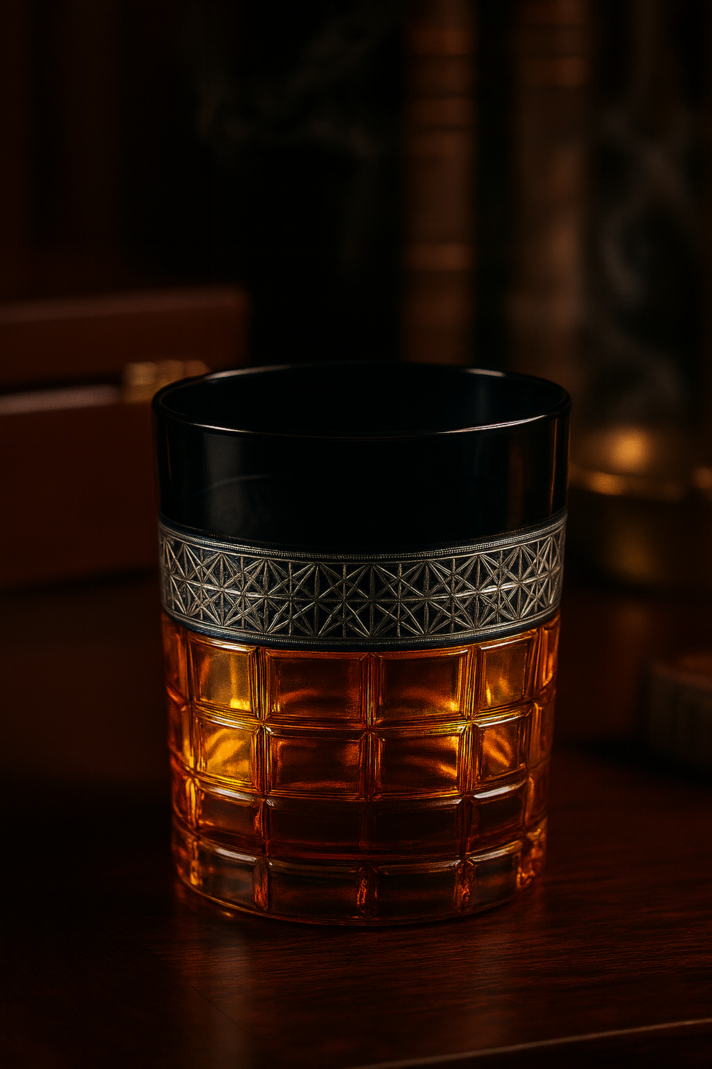 {{ vendor }} Prismora Tumbler (Midnight Sapphire) — handcrafted luxury glassware