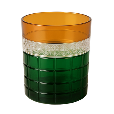 {{ vendor }} Prismora Tumbler (Sunlit Amber) — handcrafted luxury glassware