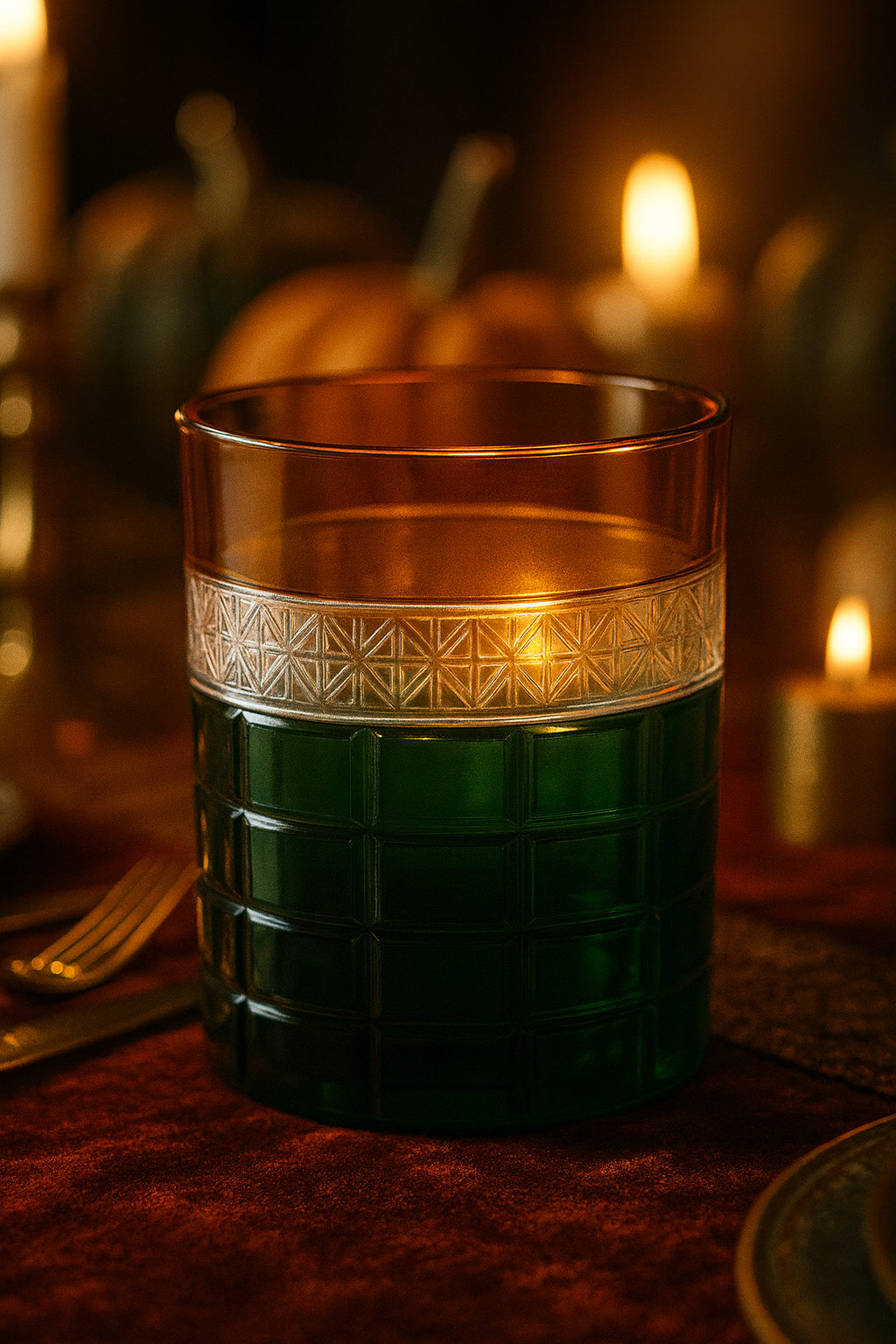 {{ vendor }} Prismora Tumbler (Sunlit Amber) — handcrafted luxury glassware