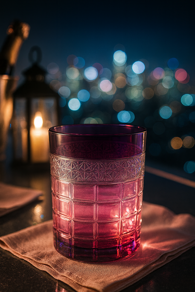 {{ vendor }} Prismora Tumbler (Regal Violet) — handcrafted luxury glassware