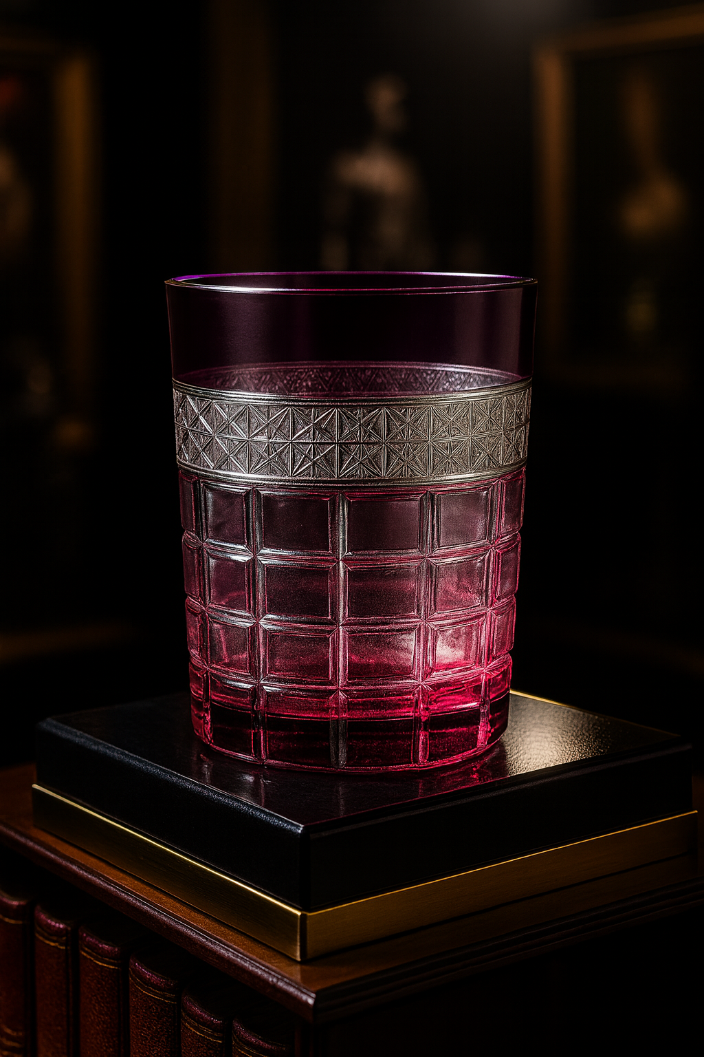 {{ vendor }} Prismora Tumbler (Regal Violet) — handcrafted luxury glassware