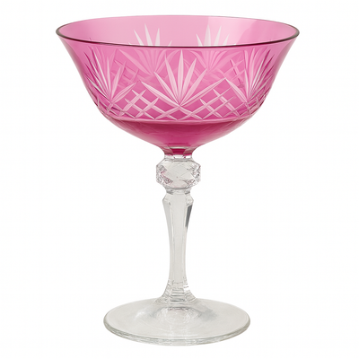 {{ vendor }} Veyra Coupe (Orchid Rosé) — handcrafted luxury glassware