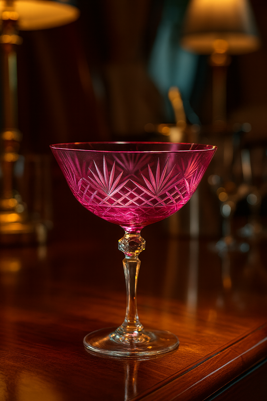 {{ vendor }} Veyra Coupe (Orchid Rosé) — handcrafted luxury glassware