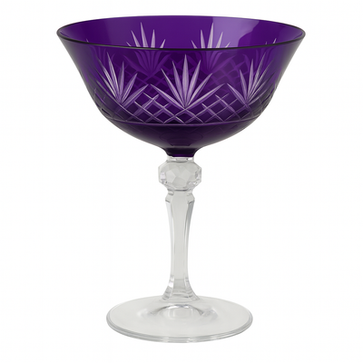{{ vendor }} Veyra Coupe (Regal Violet) — handcrafted luxury glassware