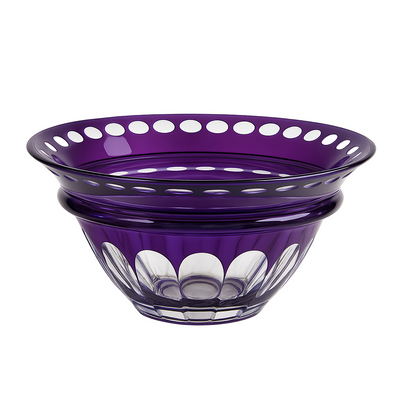 {{ vendor }} Lustria Centerpiece Bowl (Regal Violet) — handcrafted luxury glassware