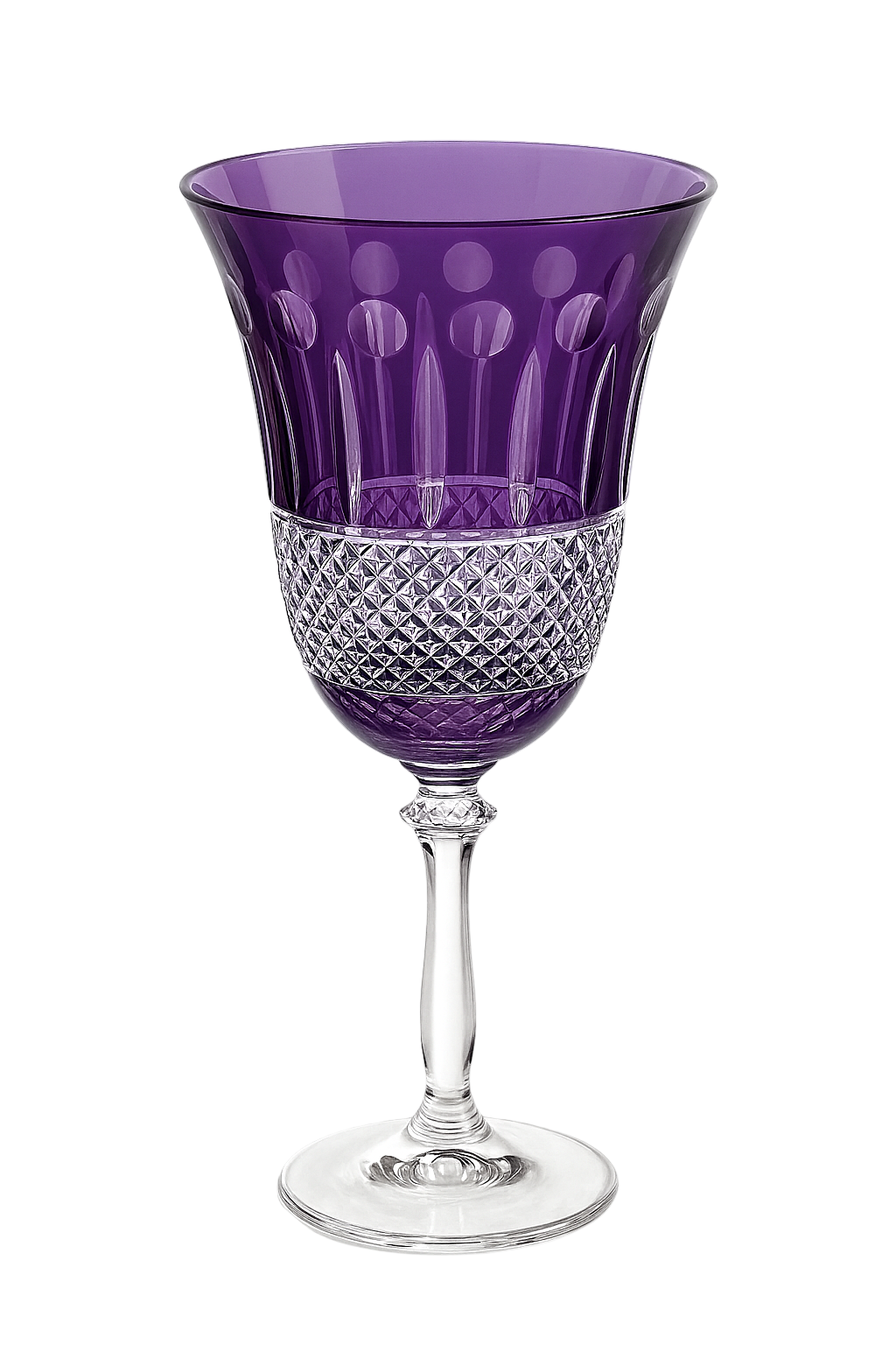 {{ vendor }} Radiara Goblet (Regal Violet) — handcrafted luxury glassware