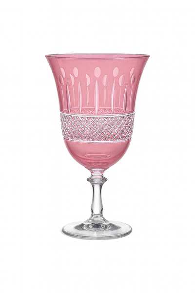 {{ vendor }} Radiara Water Goblet (Orchid Rosé) — handcrafted luxury glassware