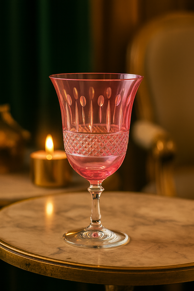 {{ vendor }} Radiara Water Goblet (Orchid Rosé) — handcrafted luxury glassware