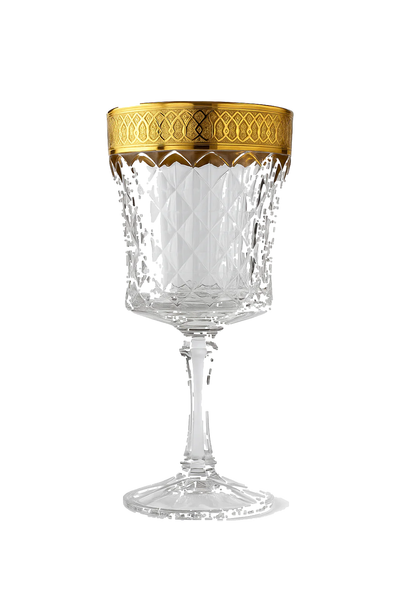{{ vendor }} Crownline Goblet — handcrafted luxury glassware