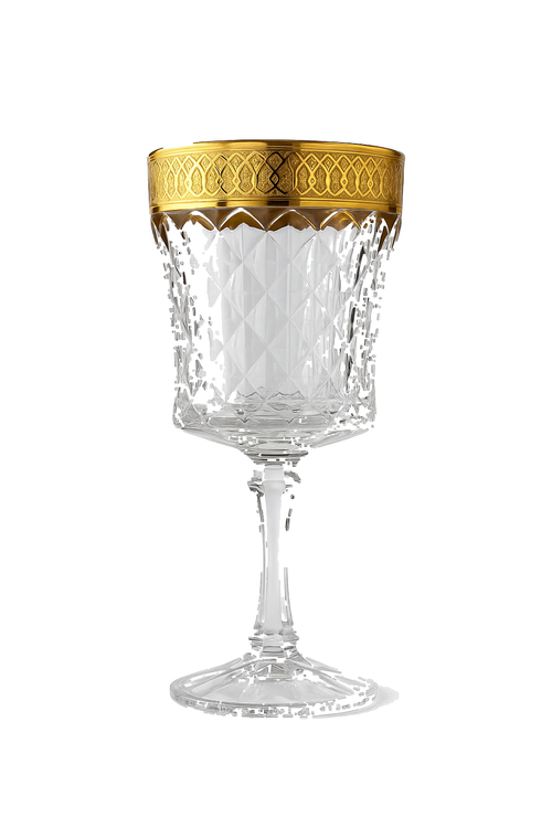 {{ vendor }} Crownline Goblet — handcrafted luxury glassware